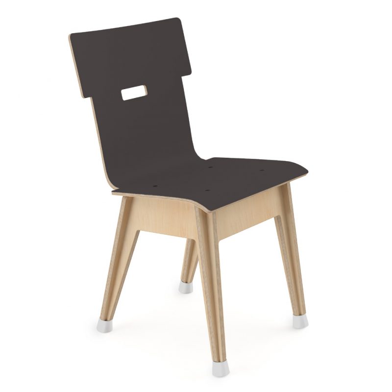 Din+ Dining Chair Laminate Charcoal