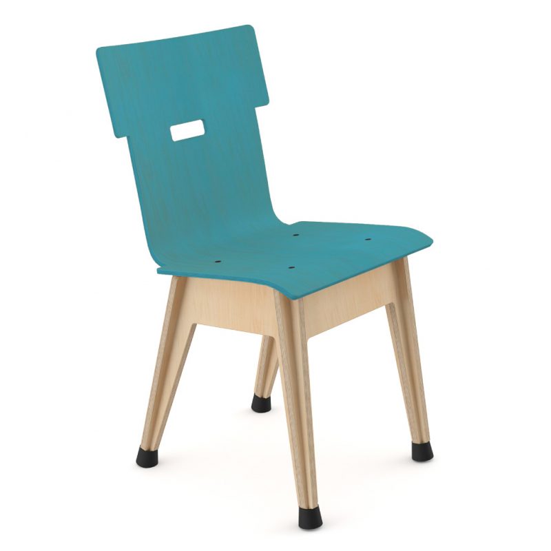Din+ Dining Chair Stain Light Blue