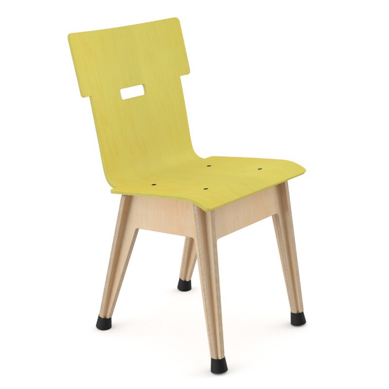 Din+ Dining Chair Stain Yellow