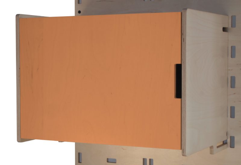 Klik Large Box Shelf Closed Orange