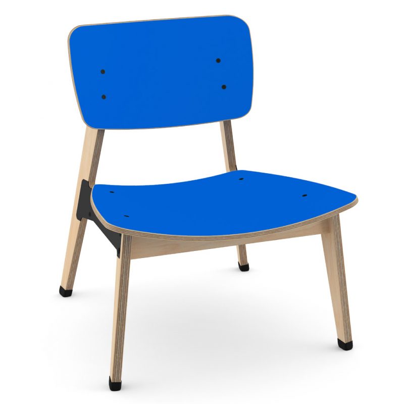 Ohtwo Occasional Chair 101 Laminate Atlantic Blue