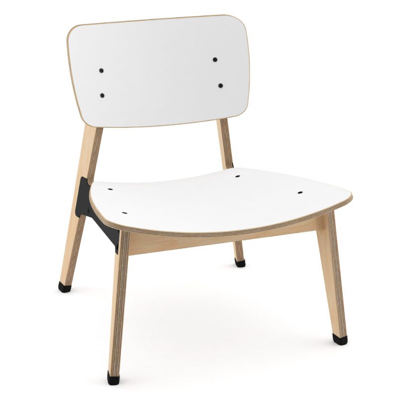 Ohtwo Occasional Chair 101 Laminate Pure Arctic White