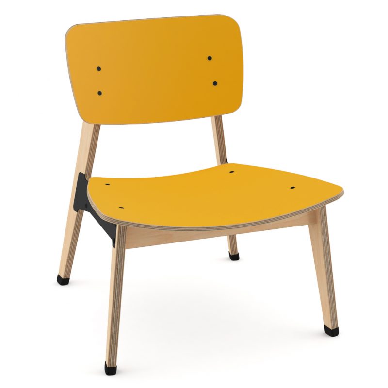 Ohtwo Occasional Chair 101 Laminate Sun Yellow