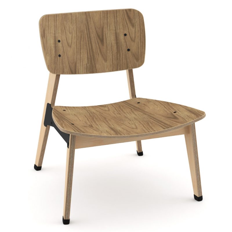 Ohtwo Occasional Chair 101 Natural Walnut