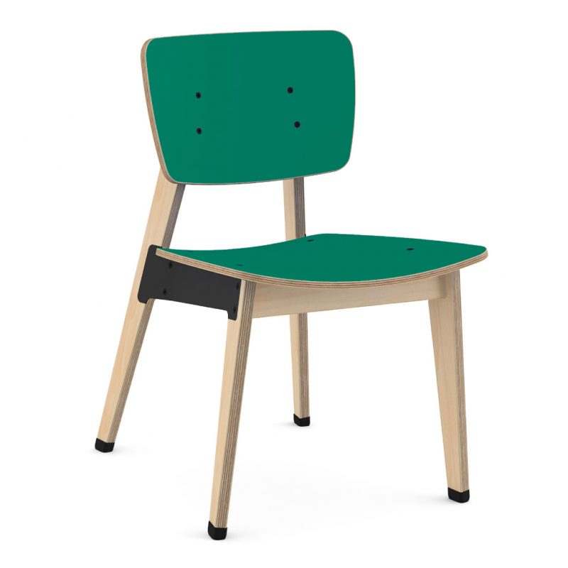 Ohtwo Dining Chair 100 Laminate Grass Green