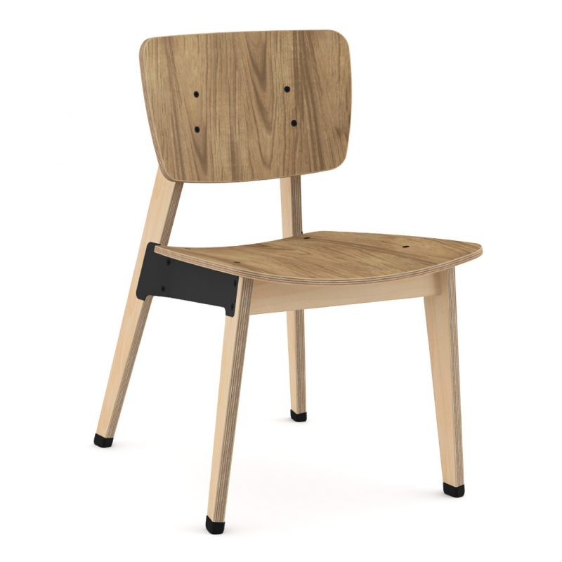 Ohtwo Dining Chair 100 Natural Walnut