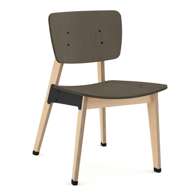 Ohtwo Dining Chair 100 Stain Charcoal