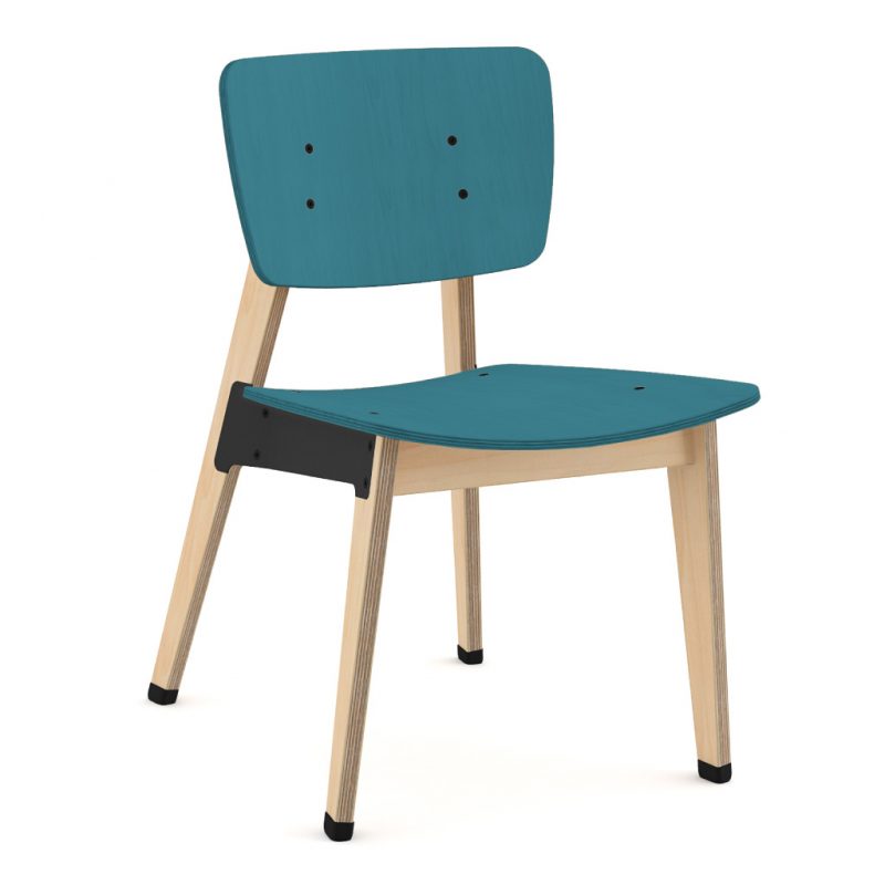 Ohtwo Dining Chair 100 Stain Dark Blue