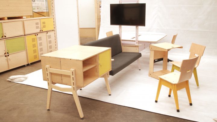 Spyne Raw Studios New Modular Office furniture sytem range