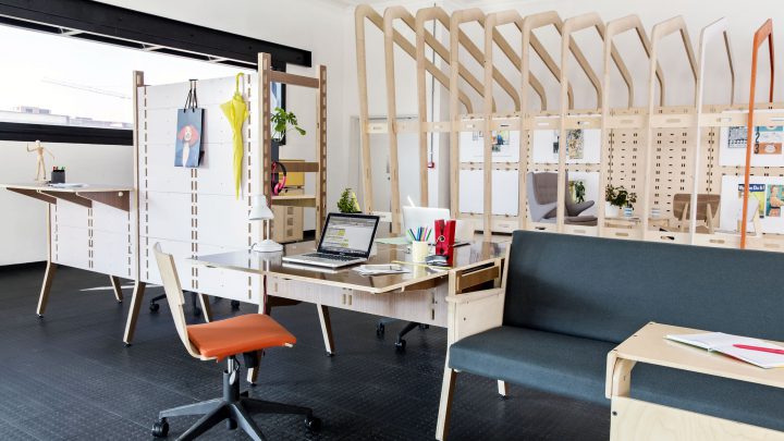 Raw Studios Spyne System Worklife Designer office furniture