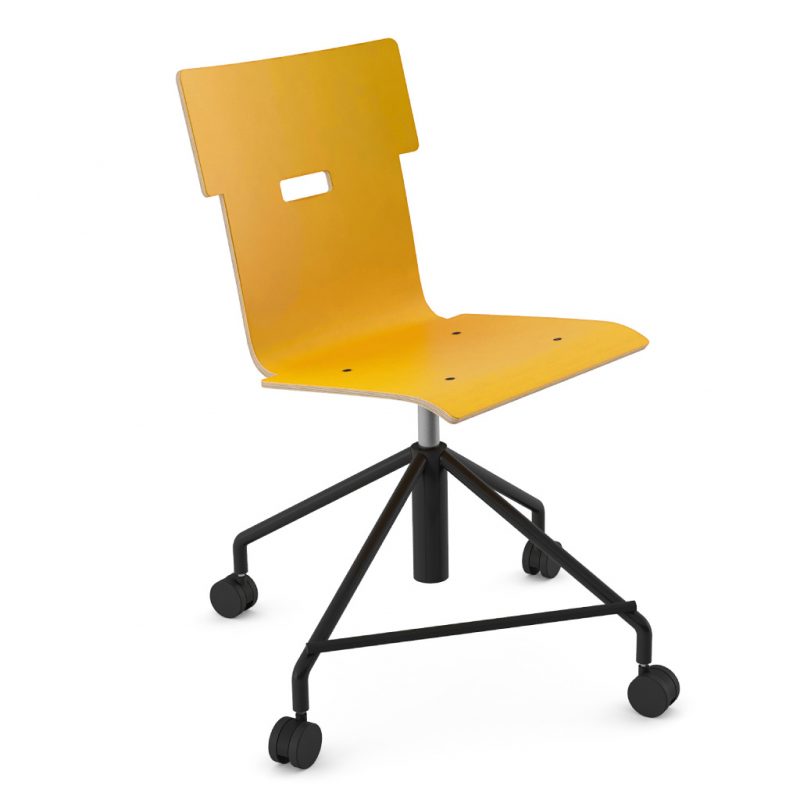 Handi Chair Steel 101 Laminate Sun Yellow