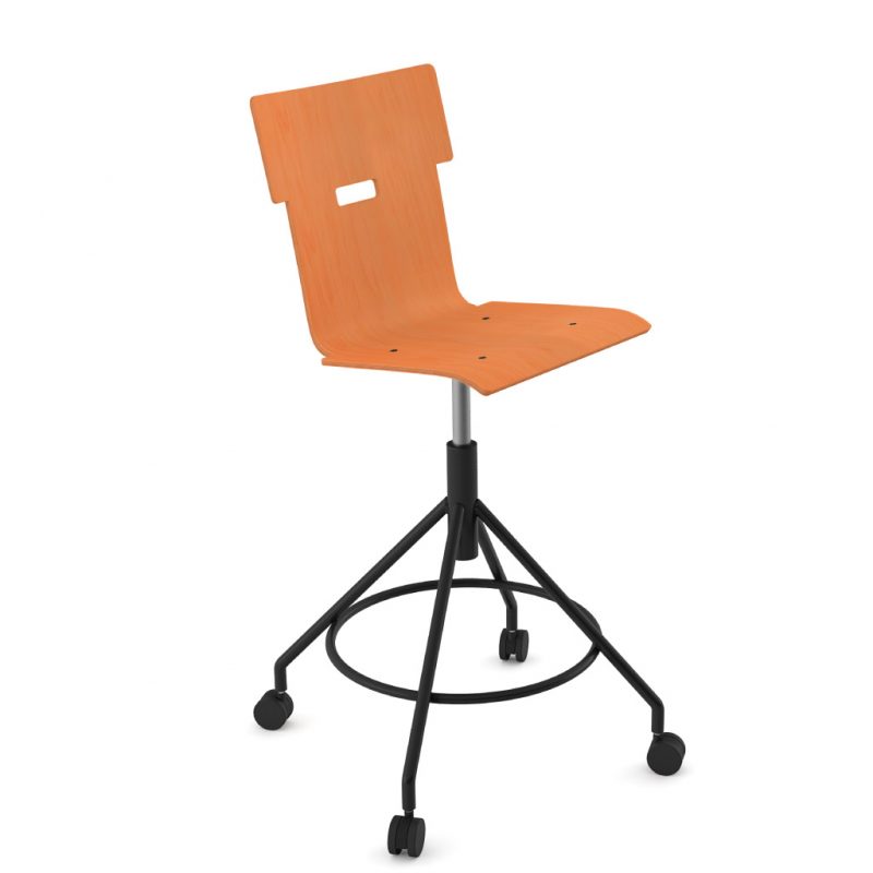 Handi Chair Tall 102 Stain Orange