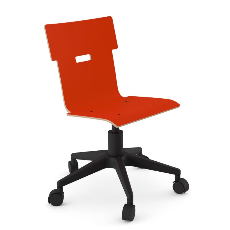 Handi Chair 100 Laminate Red