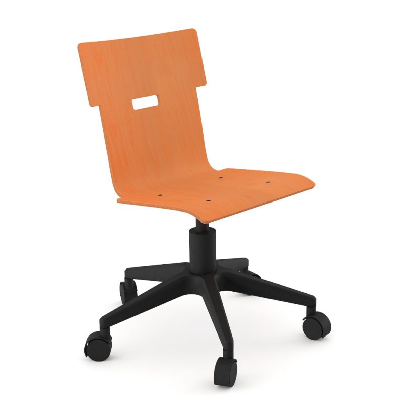 Handi Chair 100 Stain Orange