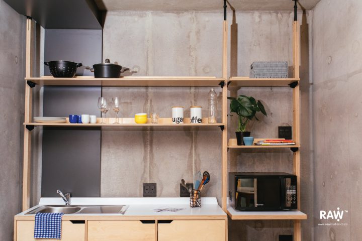 RAW TUKS Stilts Future Africa Institute kitchen furniture