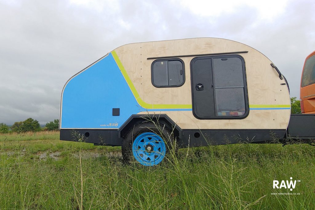 RAW Teardrop Camper - functional camper trailer made by RAW