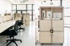 Tribeca Central workspaces - functional plywood workstations and storage furniture